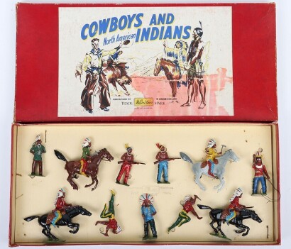 Britains boxed set 208 North American Indians, 1950s