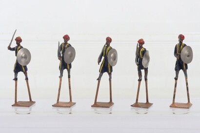 Heyde rare 42mm Delhi Durbar Native stilt walkers