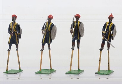 Heyde rare 42mm Delhi Durbar Native stilt walkers