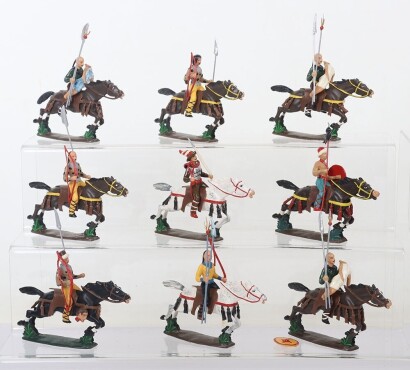 C.B.G Mignot boxed set 0202/A mounted Huns Wife Raiding party
