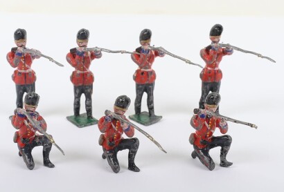 Solid cast 60mm British Grenadiers, probably German 1890s