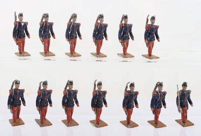 Solid cast 45mm French Infantry
