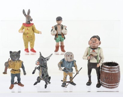 Heyde or similar lead painted novelty Nodders