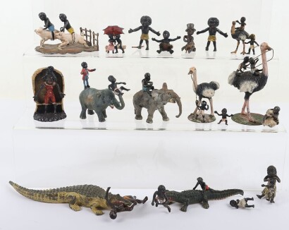 Heyde or similar lead painted Africans