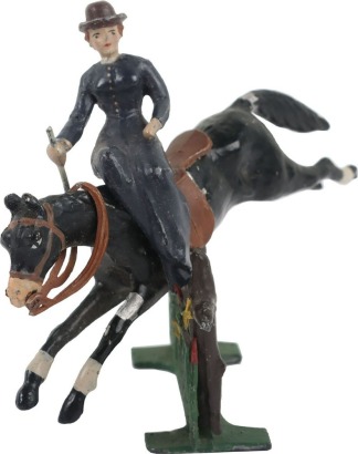 CBG Mignot Horsewoman Jumping Fence