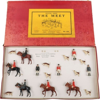 Britains boxed set 234, Hunting Series &lsquo;The Meet&rsquo;, 1950s