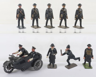 Johillco Police, Air Raid and Auxiliery figures, circa 1930