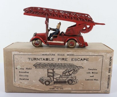 Taylor & Barrett boxed No.15 Turntable Fire Escape, circa 1930