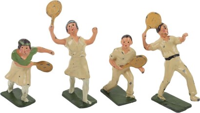 Johillco mixed doubles Tennis players, circa 1930
