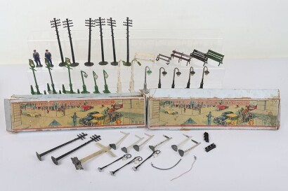 Petrol Pumps, Road signs and furniture