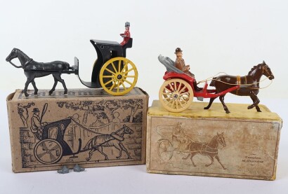 Boxed Hansom Trap and Cab, 1950s