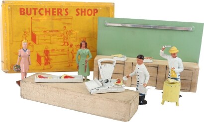 Rare Crescent boxed set No.1230, Butcher&rsquo;s Shop, 1951