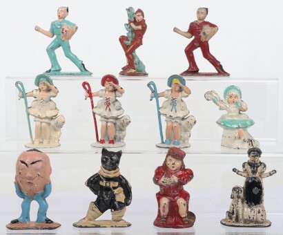 Tommy Toys (USA) lead painted Nursery Rhyme and Fairy Tale figures