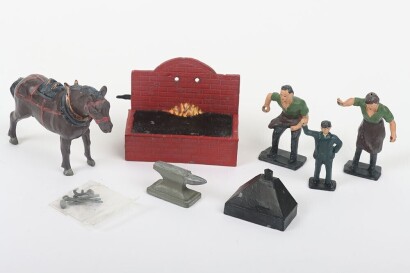 Rare Moultoy Village Blacksmith set