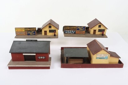 Four Hugar 00 scale Buildings