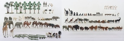 Britains Zoo Keepers and animals