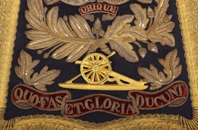 Victorian Royal Artillery Full Dress Sabretache - 4