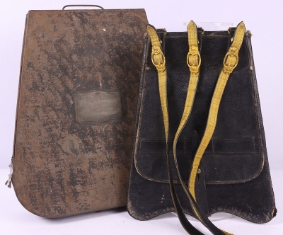 Victorian Royal Horse Artillery Officers Sabretache in Named Tin with Accoutrements - 8