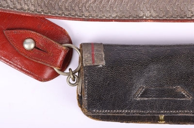 Victorian Cavalry Officers Cross Belt and Pouch - 5