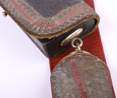 Victorian Cavalry Officers Cross Belt and Pouch - 7