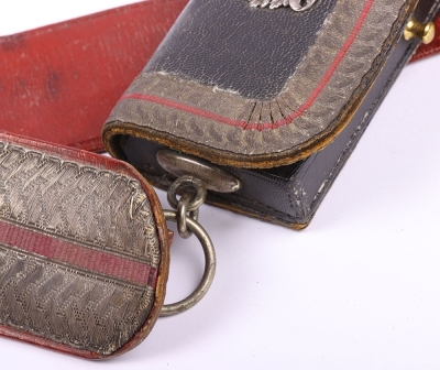 Victorian Cavalry Officers Cross Belt and Pouch - 8