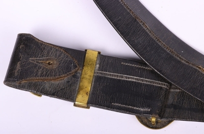 Victorian Indian Army Officers Cross Belt and Pouch - 5