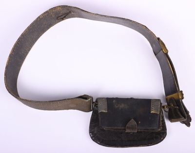 Victorian Royal Artillery Officers Full Dress Cross Belt and Pouch - 5