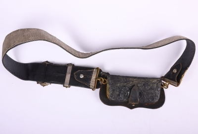 Post 1902 Volunteer Artillery Officers Cross Belt and Pouch - 4