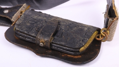 Post 1902 Volunteer Artillery Officers Cross Belt and Pouch - 6