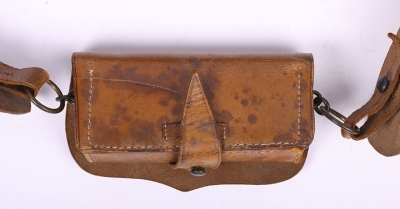 British Harrow Rifles Cross Belt and Pouch Set - 6