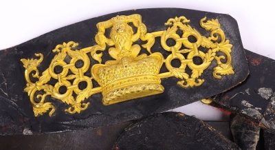 Victorian Royal Company of Archers Queens Bodyguard of Scotland Undress Belt - 2