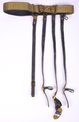 British Victorian Royal Artillery Officers Waist Belt