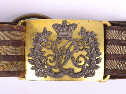 Victorian Cavalry Officers Undress Waist Belt