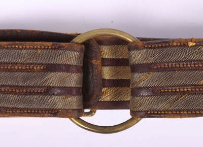 Victorian Cavalry Officers Undress Waist Belt - 5