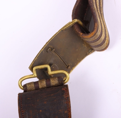 Victorian Cavalry Officers Undress Waist Belt - 6