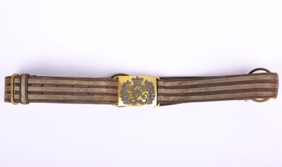 Victorian Cavalry Officers Undress Waist Belt - 8