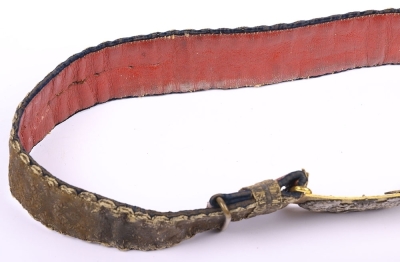 Victorian 1st Royal Dragoons Heavy Cavalry Officers Waist Belt - 4