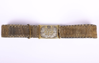 Victorian 1st Royal Dragoons Heavy Cavalry Officers Waist Belt - 5