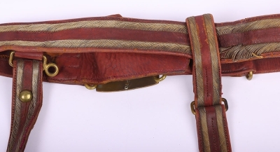 Victorian Royal Engineers Officers Sword Belt - 7