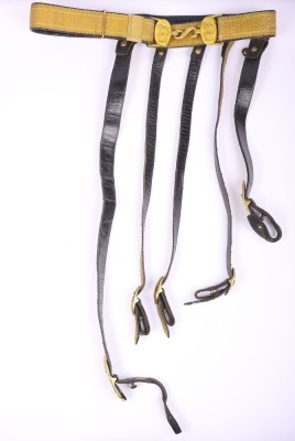 British Victorian Royal Artillery Officers Waist Belt