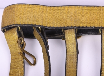 British Victorian Royal Artillery Officers Waist Belt - 7