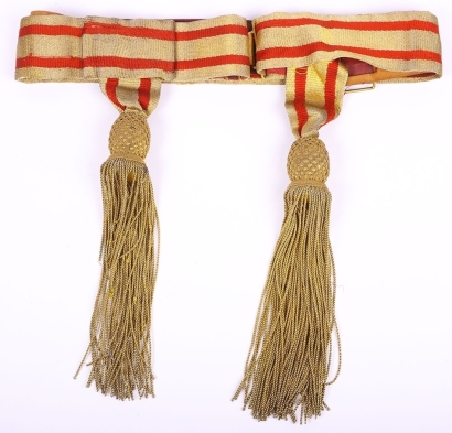 Victorian / Edwardian Officers Full Dress Waist Sash