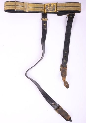 Indian Army Cavalry Officers Waist Belt