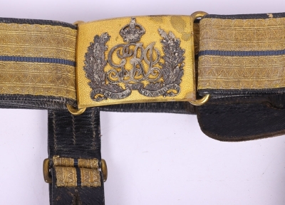 Indian Army Cavalry Officers Waist Belt - 2