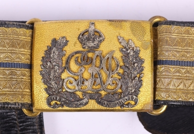Indian Army Cavalry Officers Waist Belt - 3