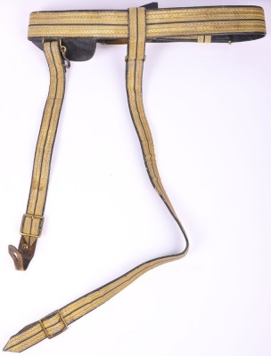 Indian Army Cavalry Officers Waist Belt - 4