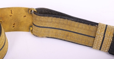 Indian Army Cavalry Officers Waist Belt - 7