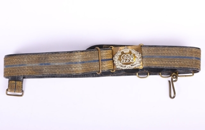 Indian Army Cavalry Officers Waist Belt
