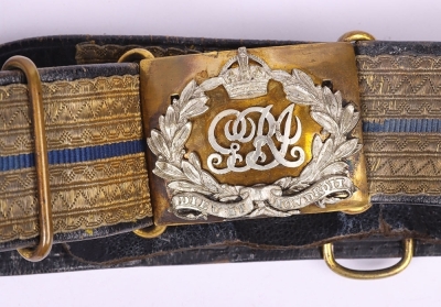Indian Army Cavalry Officers Waist Belt - 2