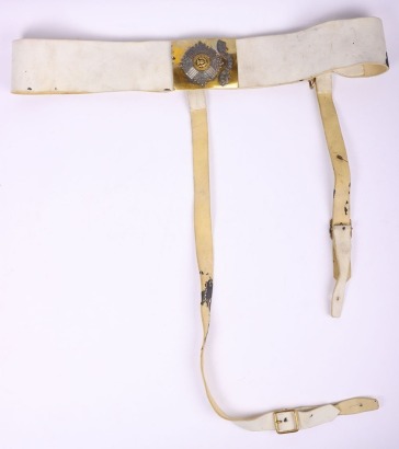 Royal Scots Cross Belt Plate and Baldric
